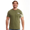 Help for Heroes Military Green Union Jack Sleeve T-shirt