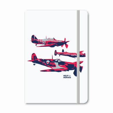 Help for Heroes Fly Past Notebook