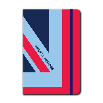 Help for Heroes Quarter Union Flag Notebook