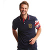 Help for Heroes Navy Neptune Polo and Union Jack Sleeve T-Shirt Bundle