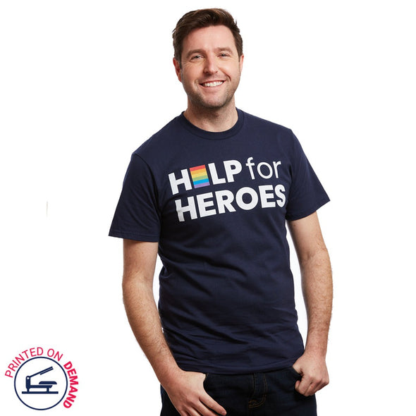 Help for Heroes Pride T-Shirt in Navy
