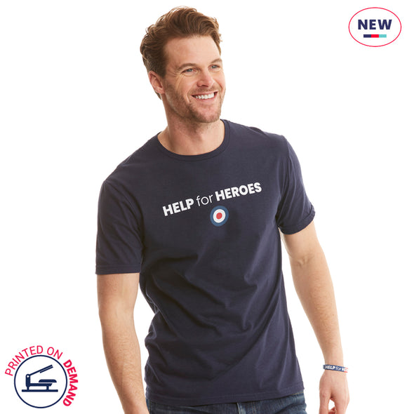 Help for Heroes RAF Logo T-Shirt in Navy