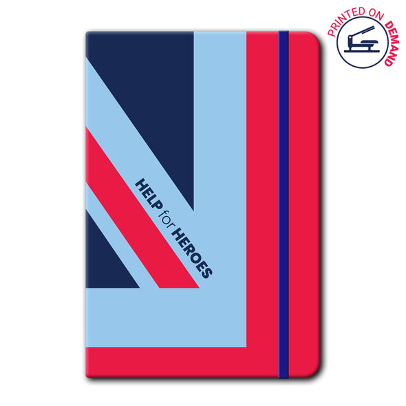 Help for Heroes Quarter Union Flag Notebook