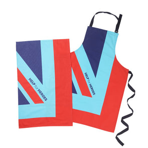 Help for Heroes Union Jack Apron and Tea Towel Set