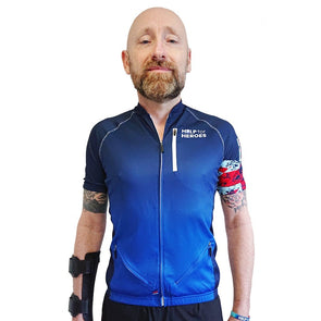 Tri Union Jack Ombre Recumbent Cycle Jersey