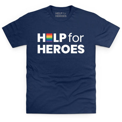 Help for Heroes Pride T-Shirt in Navy