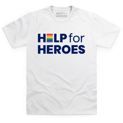 Help for Heroes Women's Pride T-Shirt in White