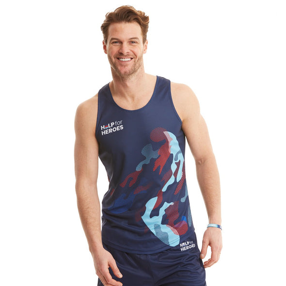 Help for Heroes Tri Camo Running Vest