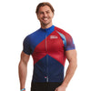 Help for Heroes Tri Colour Geometric Cycle Jersey