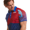 Help for Heroes Tri Colour Geometric Technical Polo Shirt