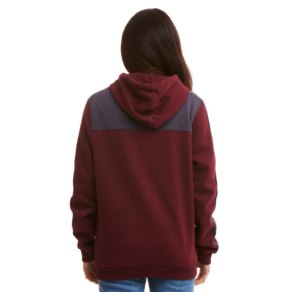 Burgundy Spirit Zipped Hoody