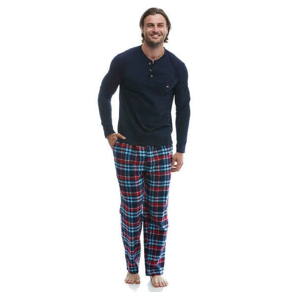 Help for Heroes Tri Colour Woven Check Pyjama Bottoms